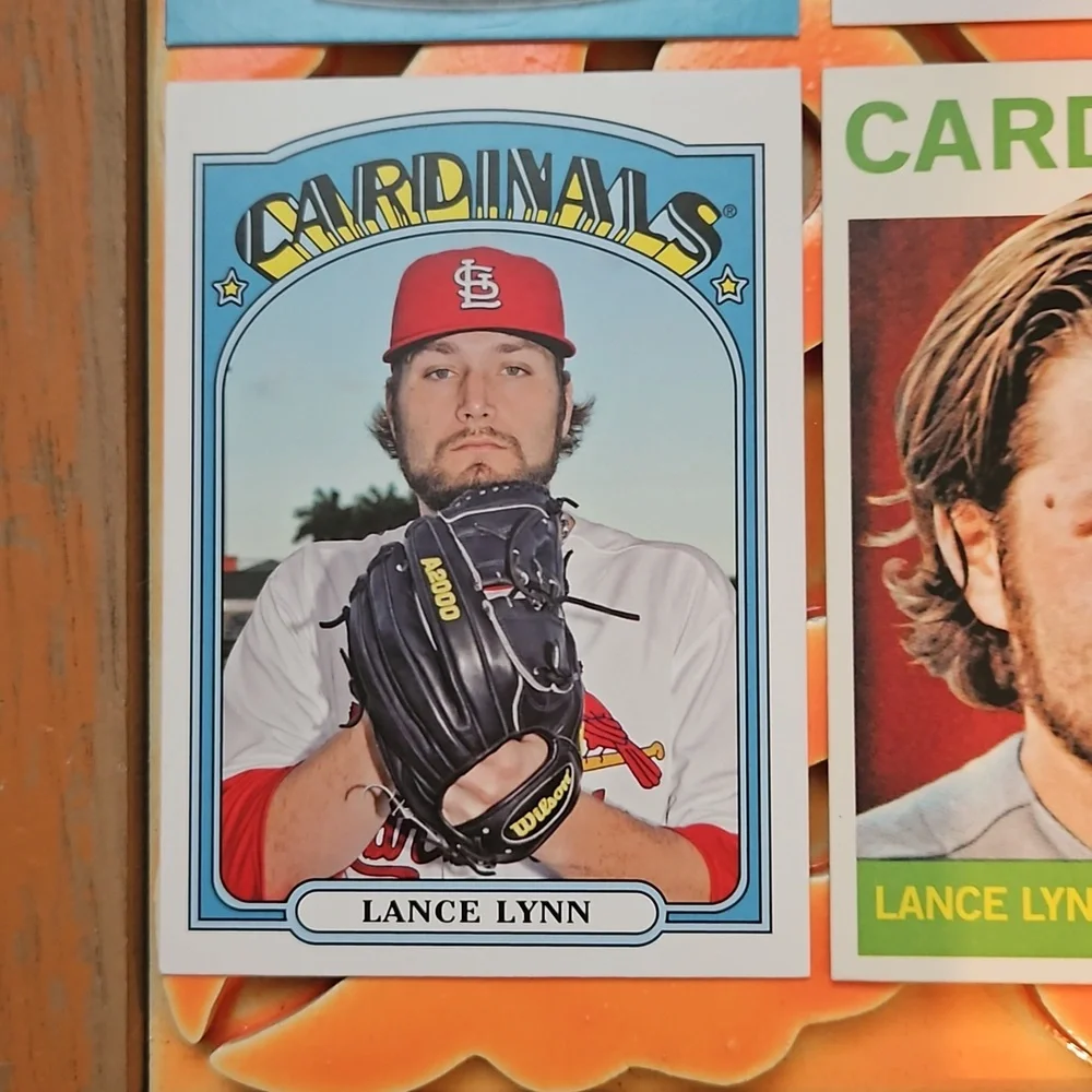 Saint Louis Cardinals Lance Lynn Baseball Cards 5pack